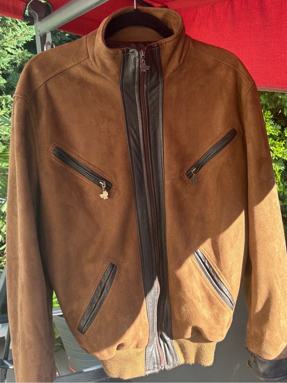 Vintage Italian Suede Jacket Progetto MoDa COLLEZIONI Cafe Brown